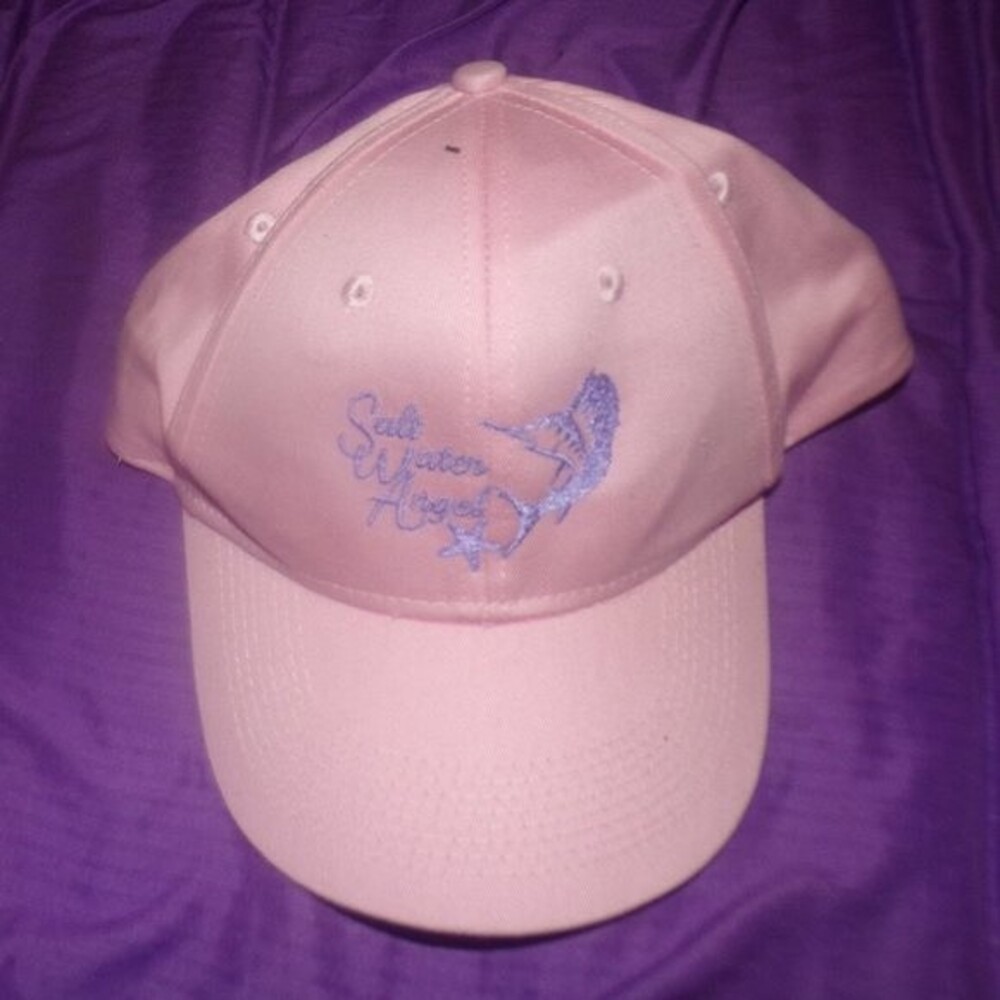 Salt Water Angel ladies augusta fishing cap pink adjustable